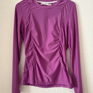 SOLD | Athleta Women's activewear Purple Long Sleeve Top